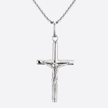 CRUCIFIX. | Kruisbeeld Hanger (Zilver)